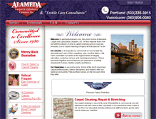 Tablet Screenshot of alamedacleaners.com